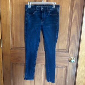 American Eagle Outfitters Dark Indigo Skinny Jeans